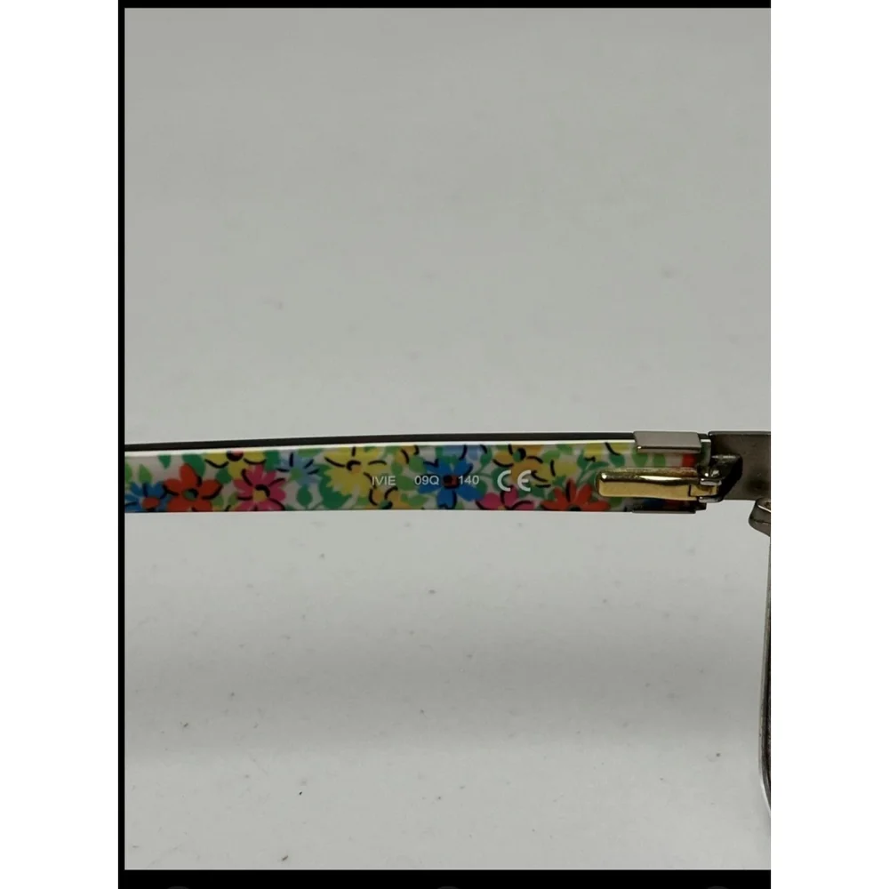 Kate Spade Ivie 009Q Eyeglass Frames Women’s 52-16-140 Floral Temple Glasses - Picture 5 of 12